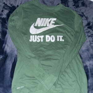 Nike Dri-FIT Forest Green Crewneck